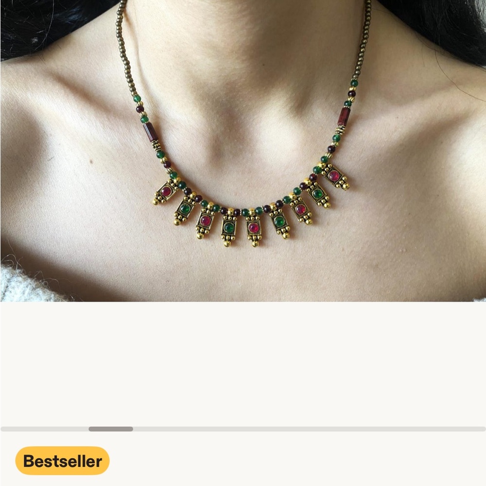 ❤️❤️❤️New Handmade Necklace ! Stunning ! New❤️❤️❤️ - Picture 6 of 8